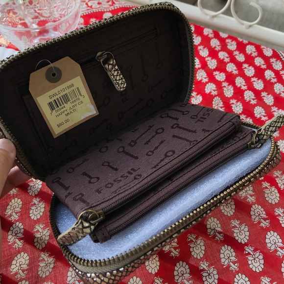 FOSSIL multi-use jewelry case (never used w/ tags) - Picture 3 of 5